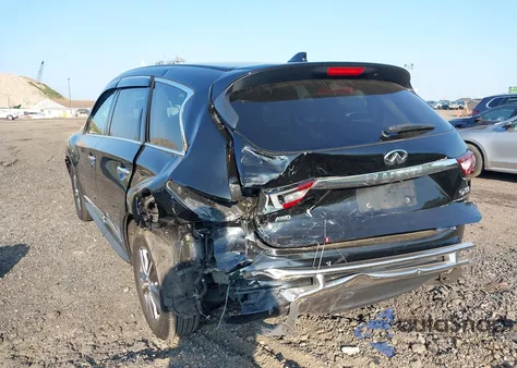 2020 Infiniti Qx60 Pure Awd z USA, uszkodzony, nr VIN 5N1DL0MM1LC531373